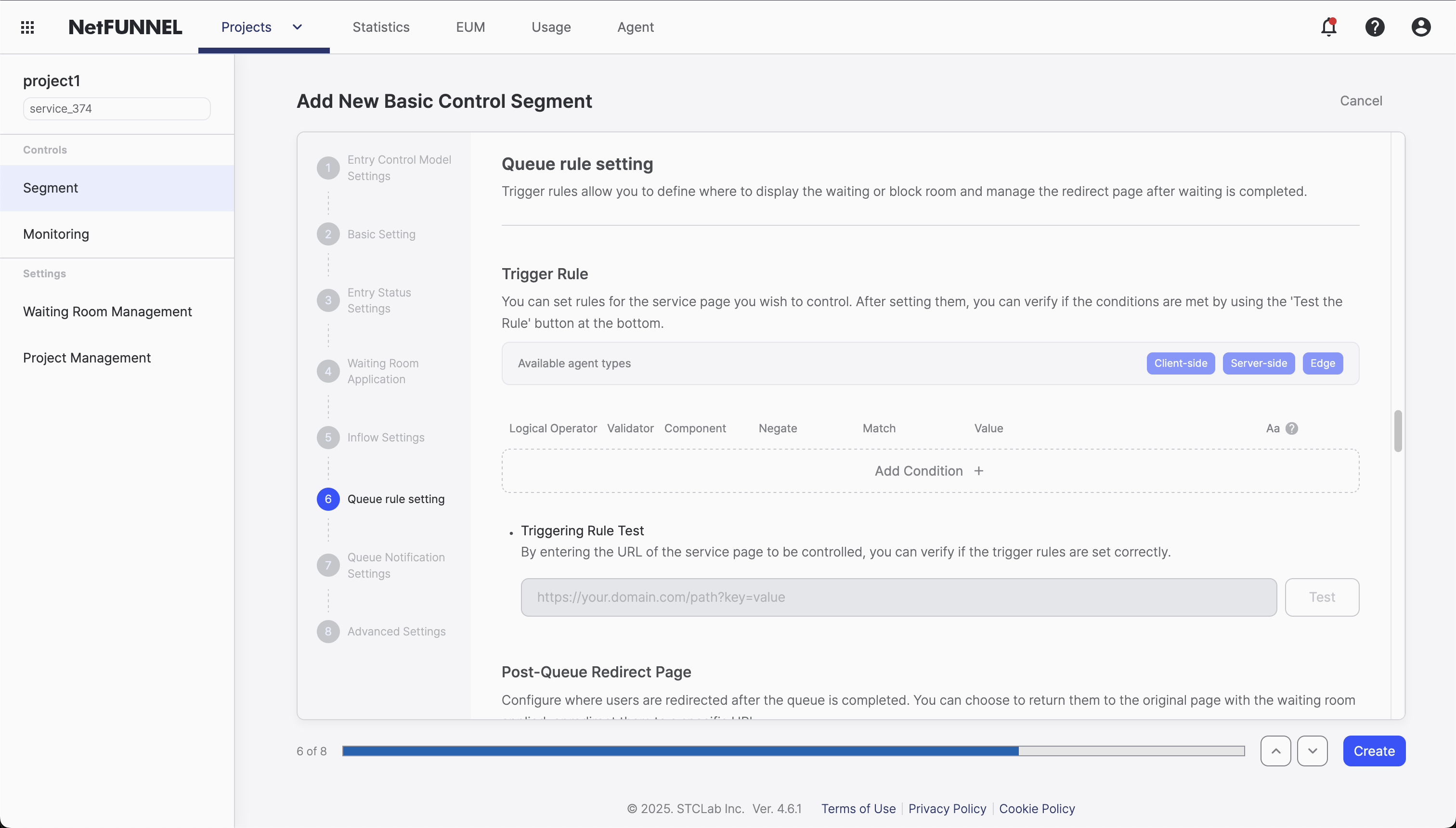 Trigger Rule Setting Console