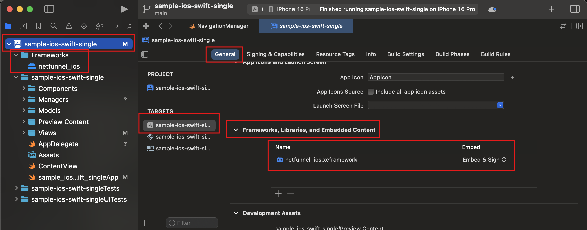 iOS Agent Framework Import Result
