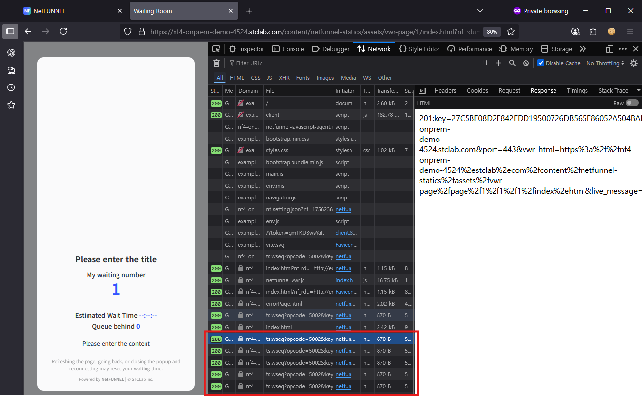 Periodic re-entry requests